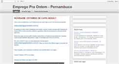 Desktop Screenshot of pe.empregopraontem.com